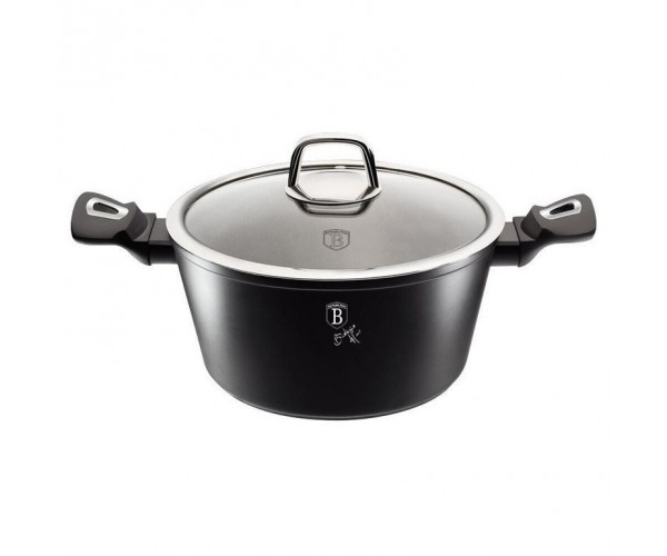 

Кастрюля Berlinger Haus BLACK SILVER Collection с крышкой 4.1 л (BH-1852)