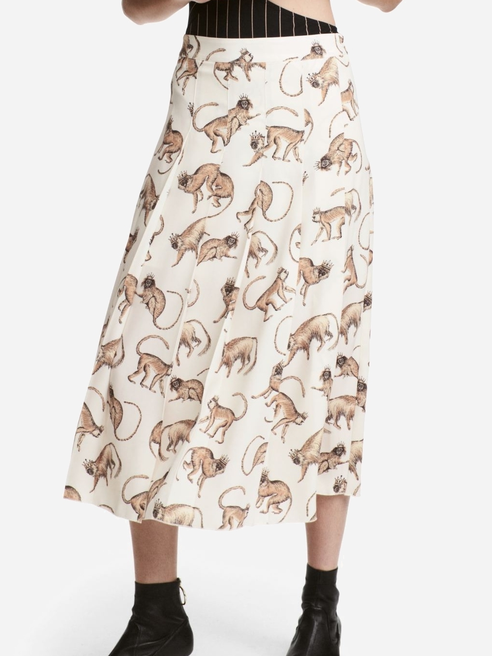 

Юбка H&M 5536856RP6 42 Молочная с рисунком