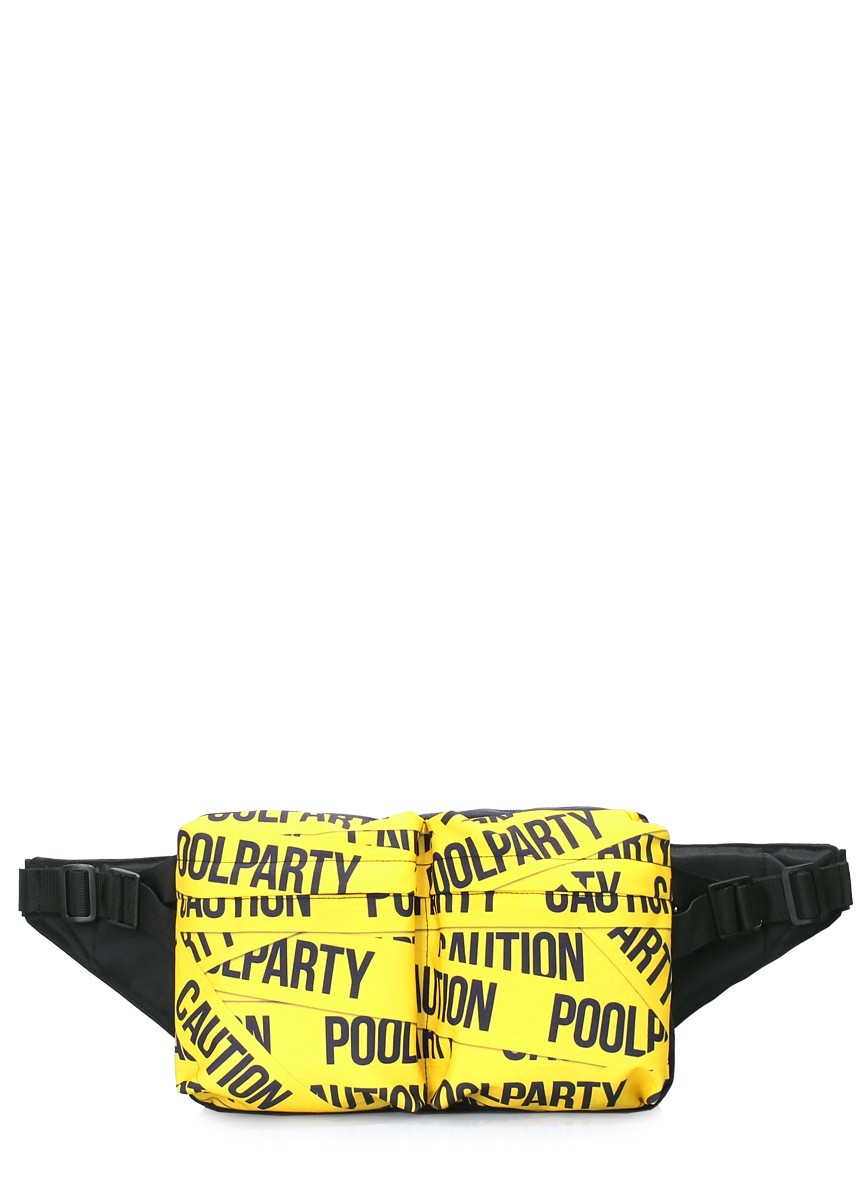 

Сумка хиппек Poolparty bumper-tape желтый