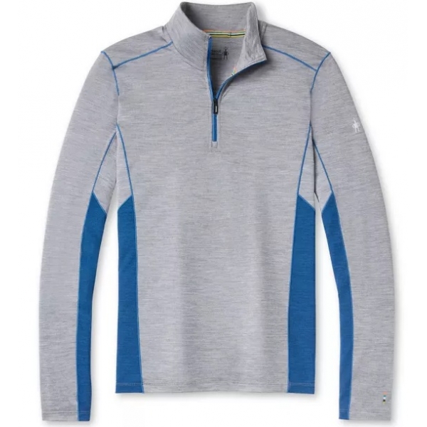 

Кофта мужская Smartwool Men's Merino Sport 150 Long Sleeve 1/4 Zip, Light Gray Heather/Dark Denim,  (SW SW011538.H22, Кофта мужская Smartwool Men's Merino Sport 150 Long Sleeve 1/4 Zip, Light Gray Heather/Dark Denim, M (SW SW011538.H22-M)