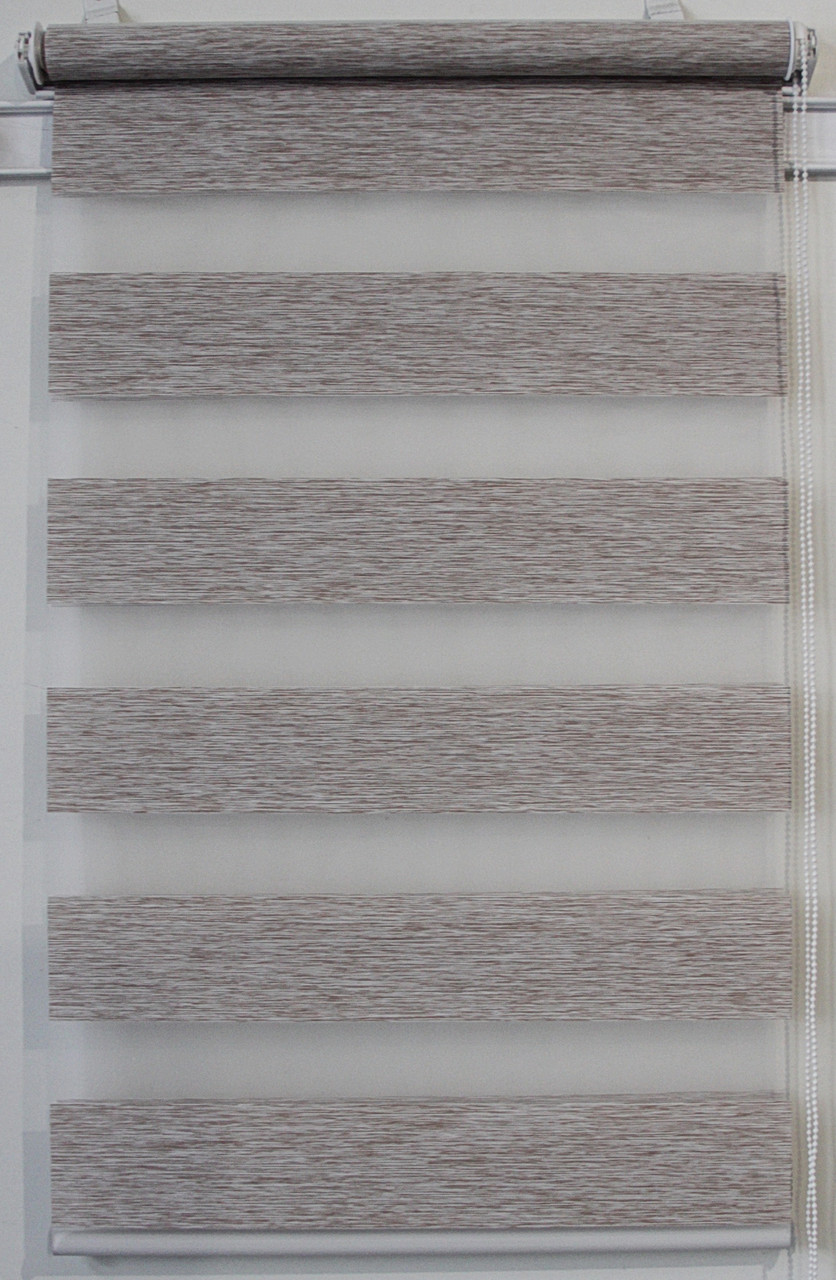 

Рулонная штора Miranda День-ночь BМ-1502 75*160 см Коричневый