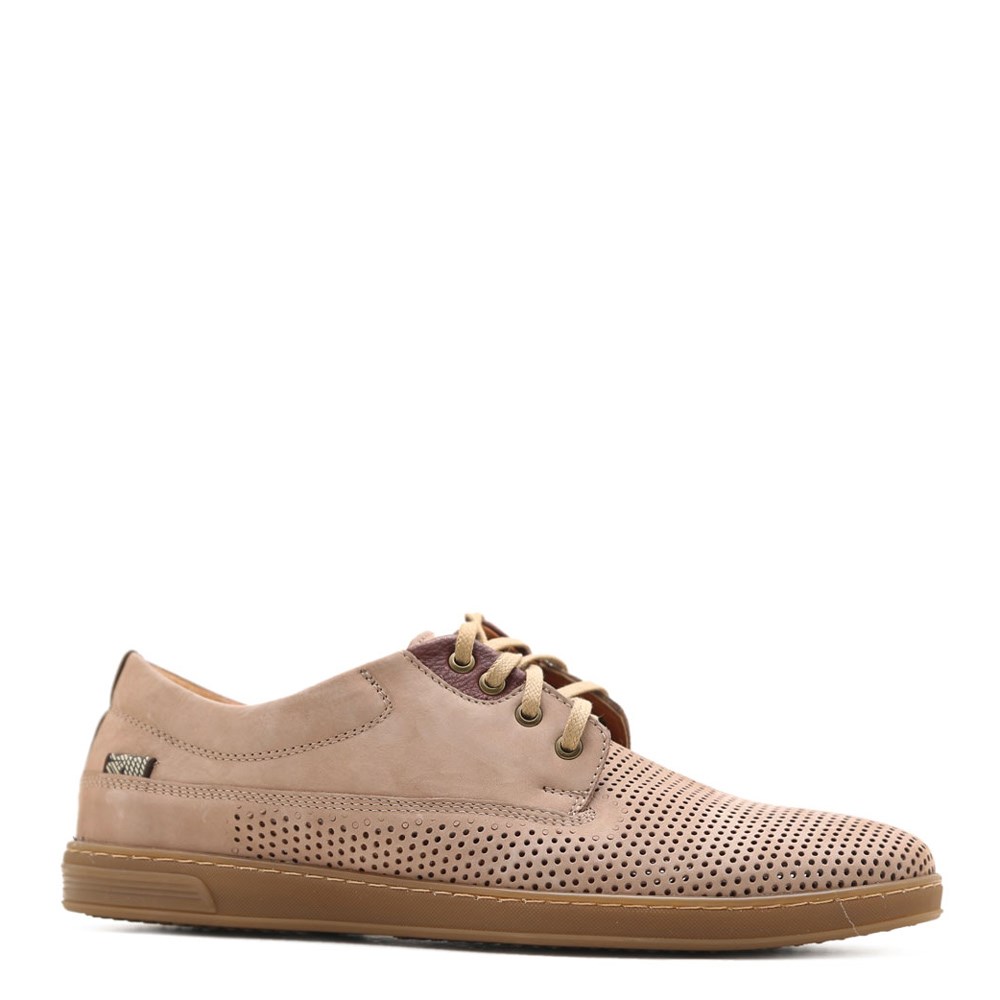 

Туфли мужские с перфорацией Prego 20635 цвет бежевый размер 41 (Y.K1 МТЛ/20/19-3500240/05/N)