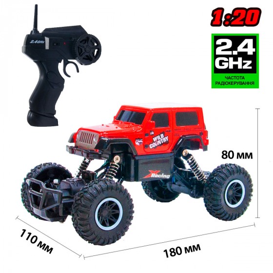 

Автомобіль на радиоуправлении OFF-ROAD CRAWLER - WILD COUNTRY SL-106AR