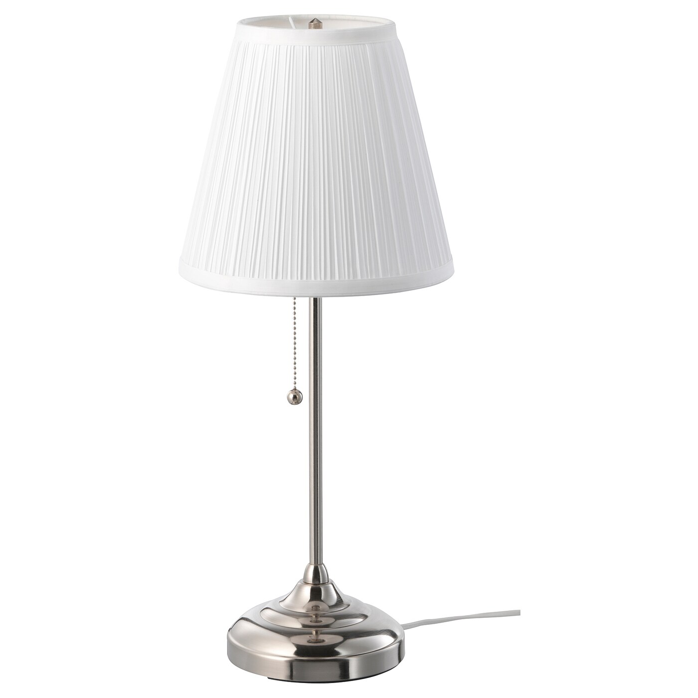 

Лампа настільна, нікельований/білий ÅRSTID IKEA 702.806.34