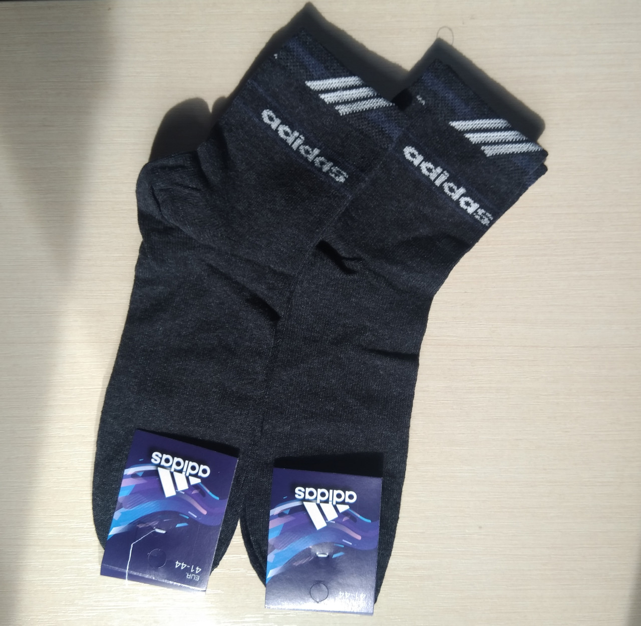 

Мужские носки adidas полиэстер 41-44 темно-серые