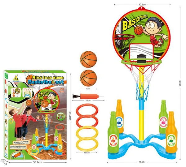 

Игровой набор 2в1 Баскетбол+Кольцеброс MR 0529 насос в комплекте