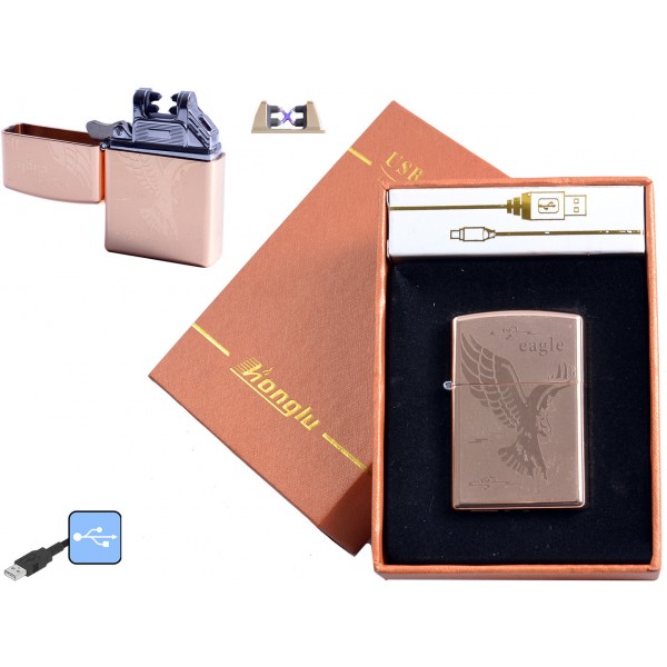 

Электроимпульсная зажигалка Honglu Eagle (USB) 4777-2