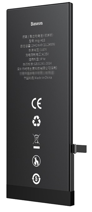 

Аккумуляторная батарея Baseus for iPhone Xr 2942mAh (ACCB-AIPXR)