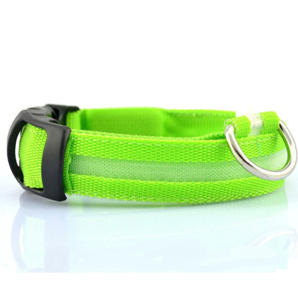 

LED Нашийник EcoTBH з підсвіткою для собак / (Светящийся ошейник для собак 1697631107) / XL (52-70) / Green