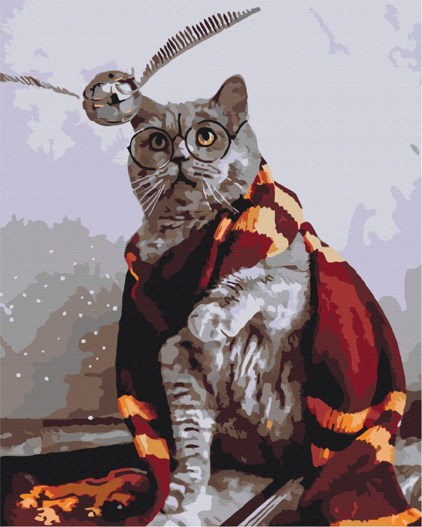 

Картина по номерам Brushme Котик ловец снитча 40 x 50 (BS36543)