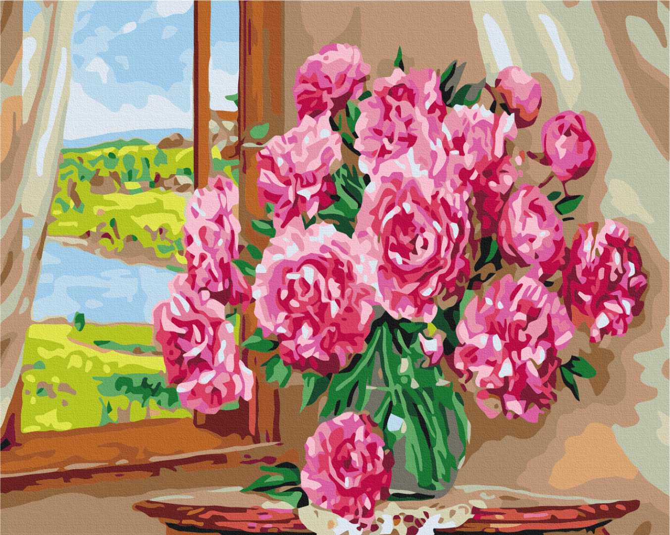 

Картина по номерам Brushme Яркие пионы 40 x 50 (BS9904)