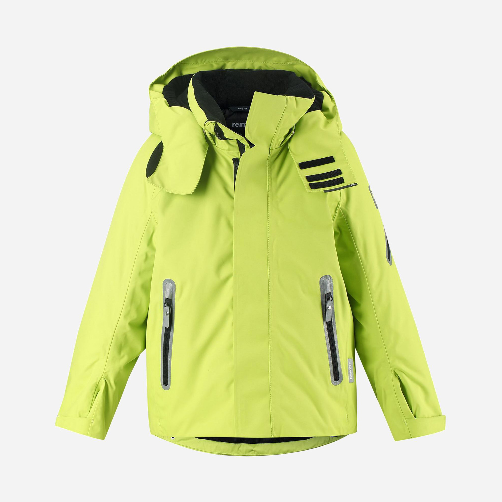 Акция на Дитяча зимова термо куртка для хлопчика Reima Regor 521615A-8350 98 см Салатова от Rozetka