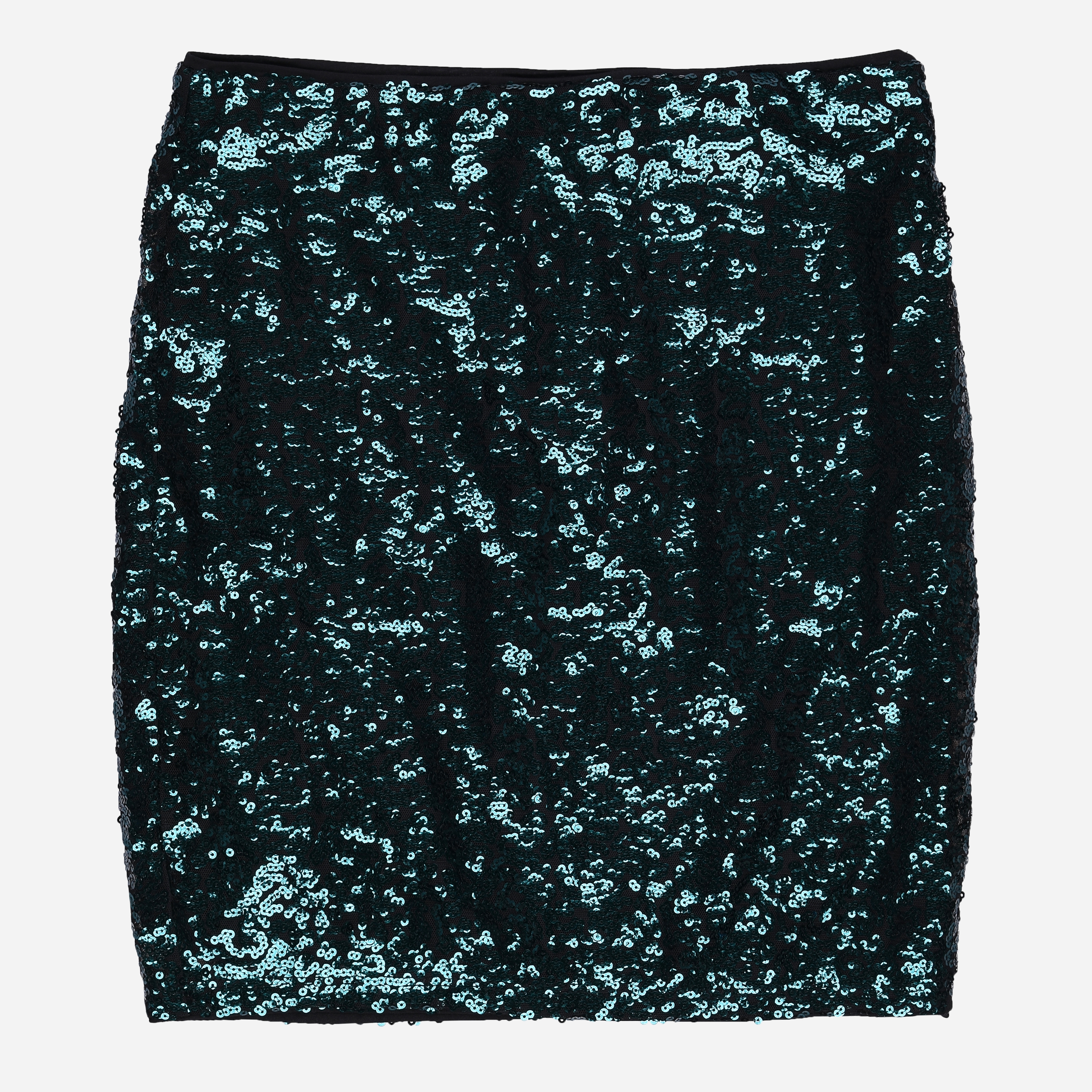 

Юбка H&M 6407358 S Черная с зеленым
