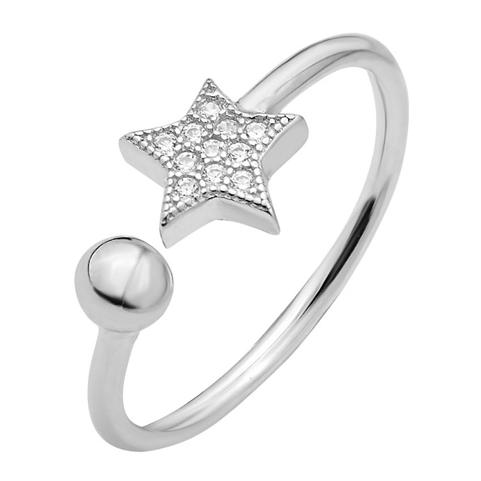 

Серебряное кольцо с фианитом S Zirconia 000103094 16 размера