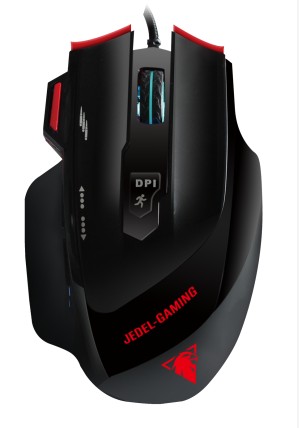 

Игровая мышь проводная JEDEL GM1070 USB с подсветкой 3200dpi Черно-красный, 206_96493