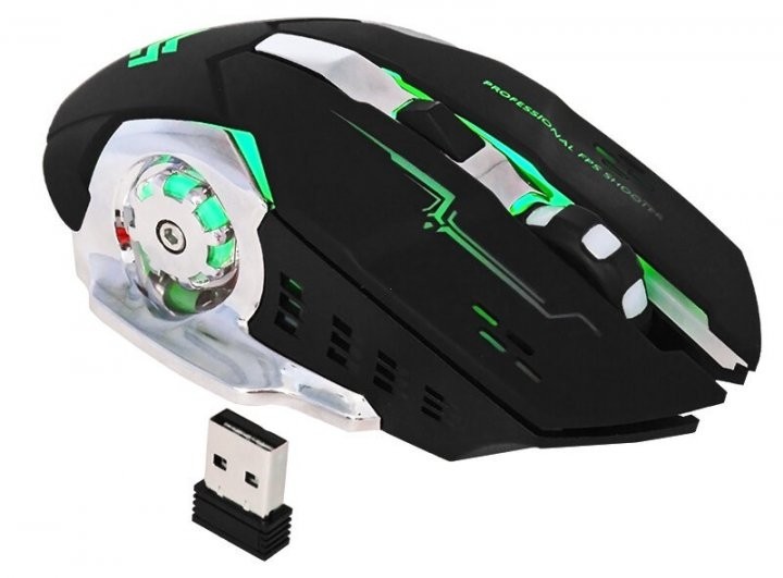 

Игровая мышь беспроводная ACETECH CH001 с аккумулятором и подсветкой Черный, 206_90106