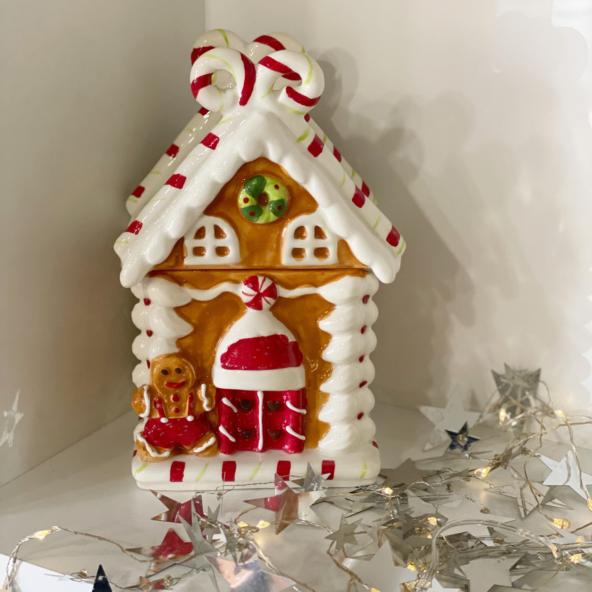 

Банка SoulDecor для сладостей керамическая Christmas house 3 на 430 мл