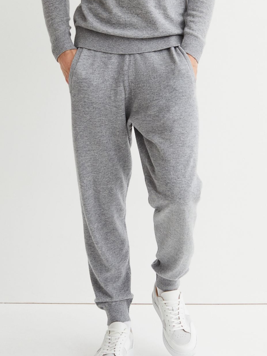 

Спортивные штаны H&M 2610-9376693 XL Серый меланж