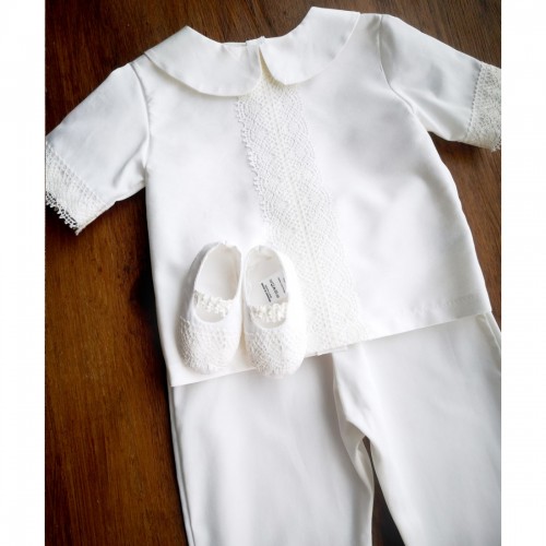 

Крестильный Костюм Angelsky Для Мальчика 68См Молочный (A2111)