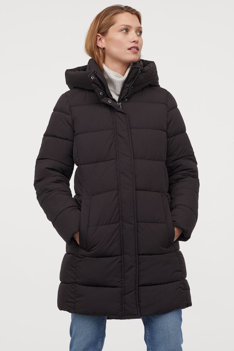 

Дутая куртка с капюшоном H&M  Черный, Дутая куртка с капюшоном H&M XS Черный