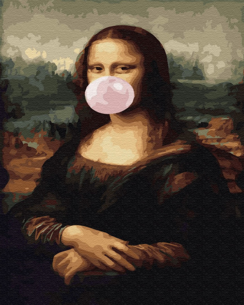 

Картина по номерам. Brushme "Мона Лиза с жвачкой" GX34821