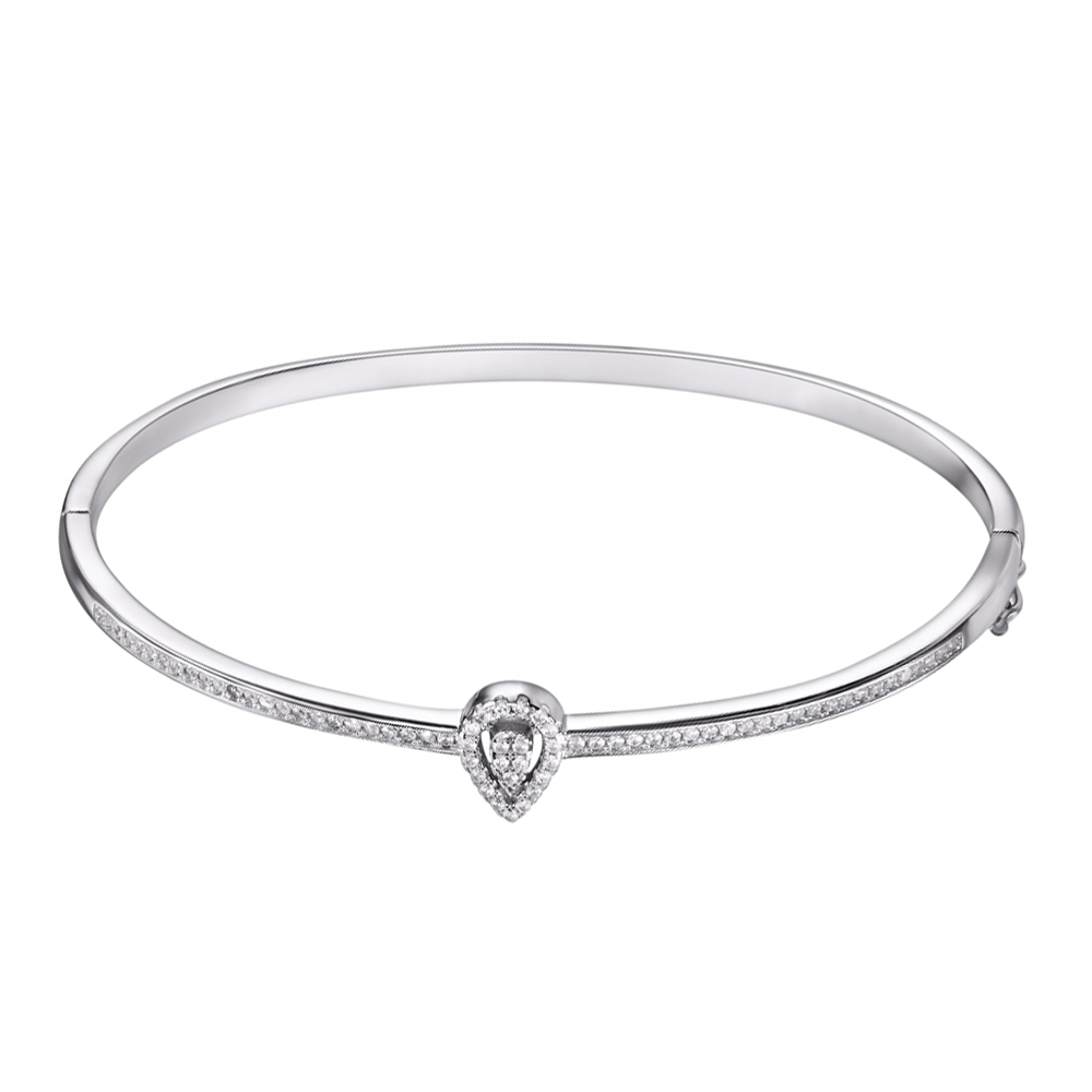 

Серебряный браслет с фианитами 000133296 без размера