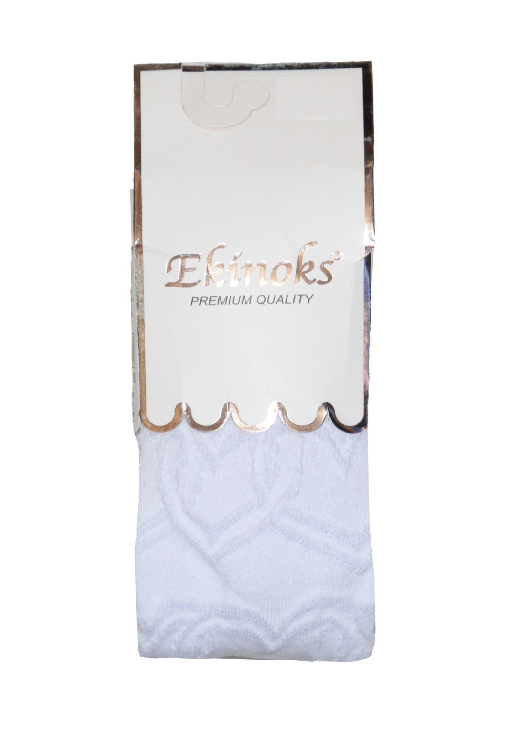 

Колготки Ekinoks Socks девочке хлопок белые 7-8 лет  (TRK-65-02, Колготки Ekinoks Socks девочке хлопок белые 7-8 лет 104-110 см (TRK-65-02)
