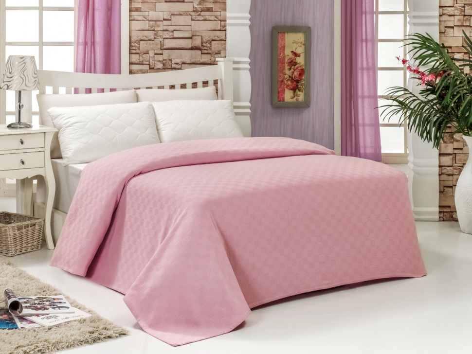 

Розовое покрывало хлопок Diva Damas Pink 200x240 02007217