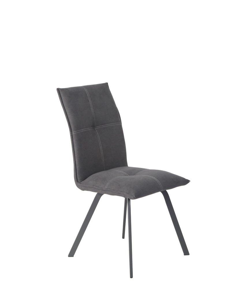 

Стул с высокой спинкой для кухни, кафе, бара N-135 металл серый/ткань серый Vetro Mebel