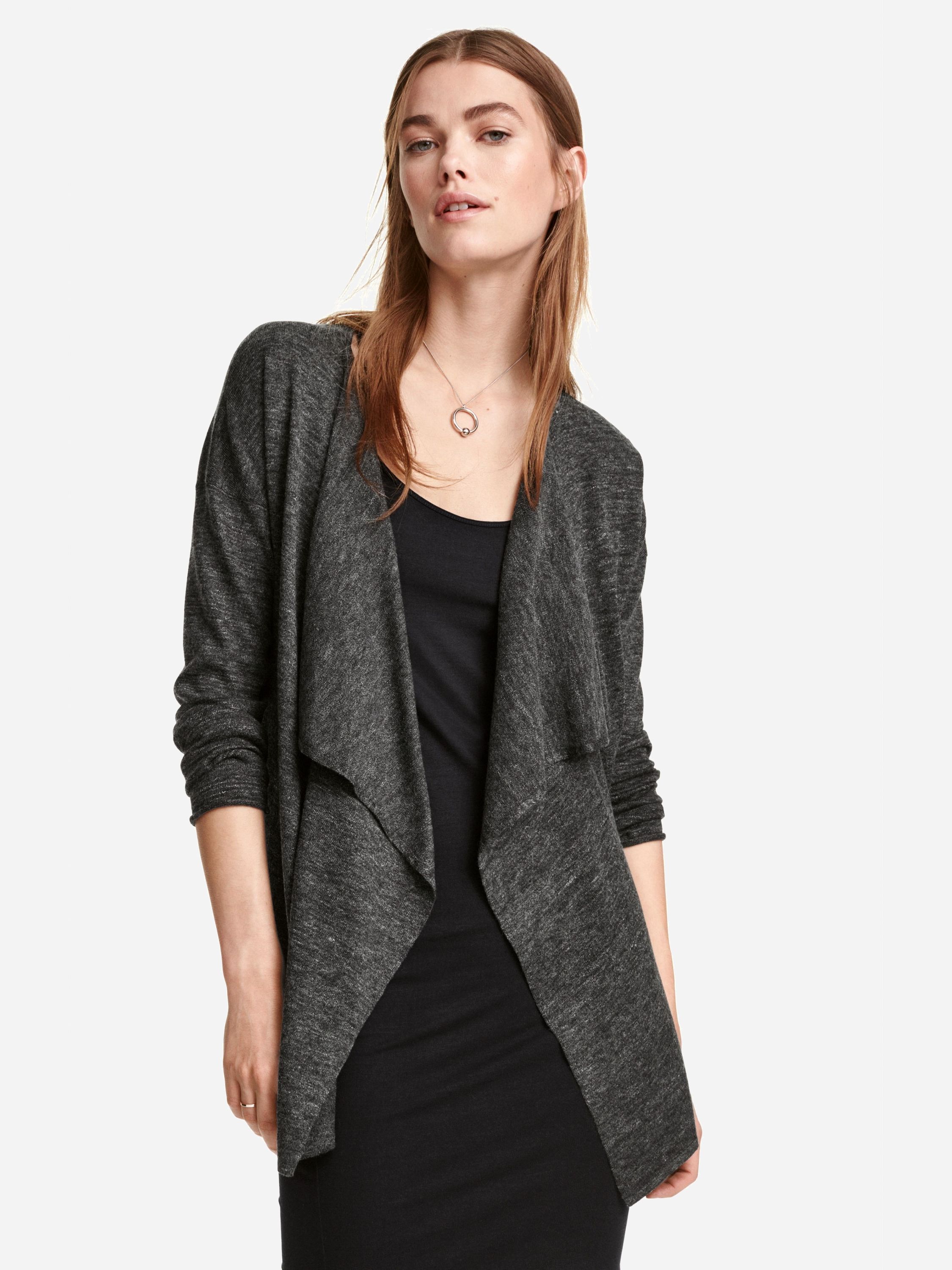 

Кардиган H&M 2hm033000344  Темно-серый, Кардиган H&M 2hm033000344 XS Темно-серый