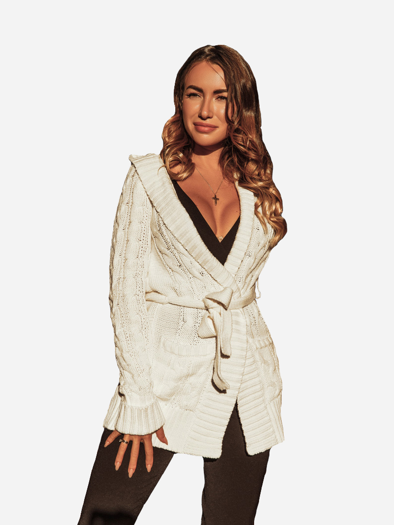 

Кардиган Gepur 26982  (44) Белый, Кардиган Gepur 26982 S (44) Белый