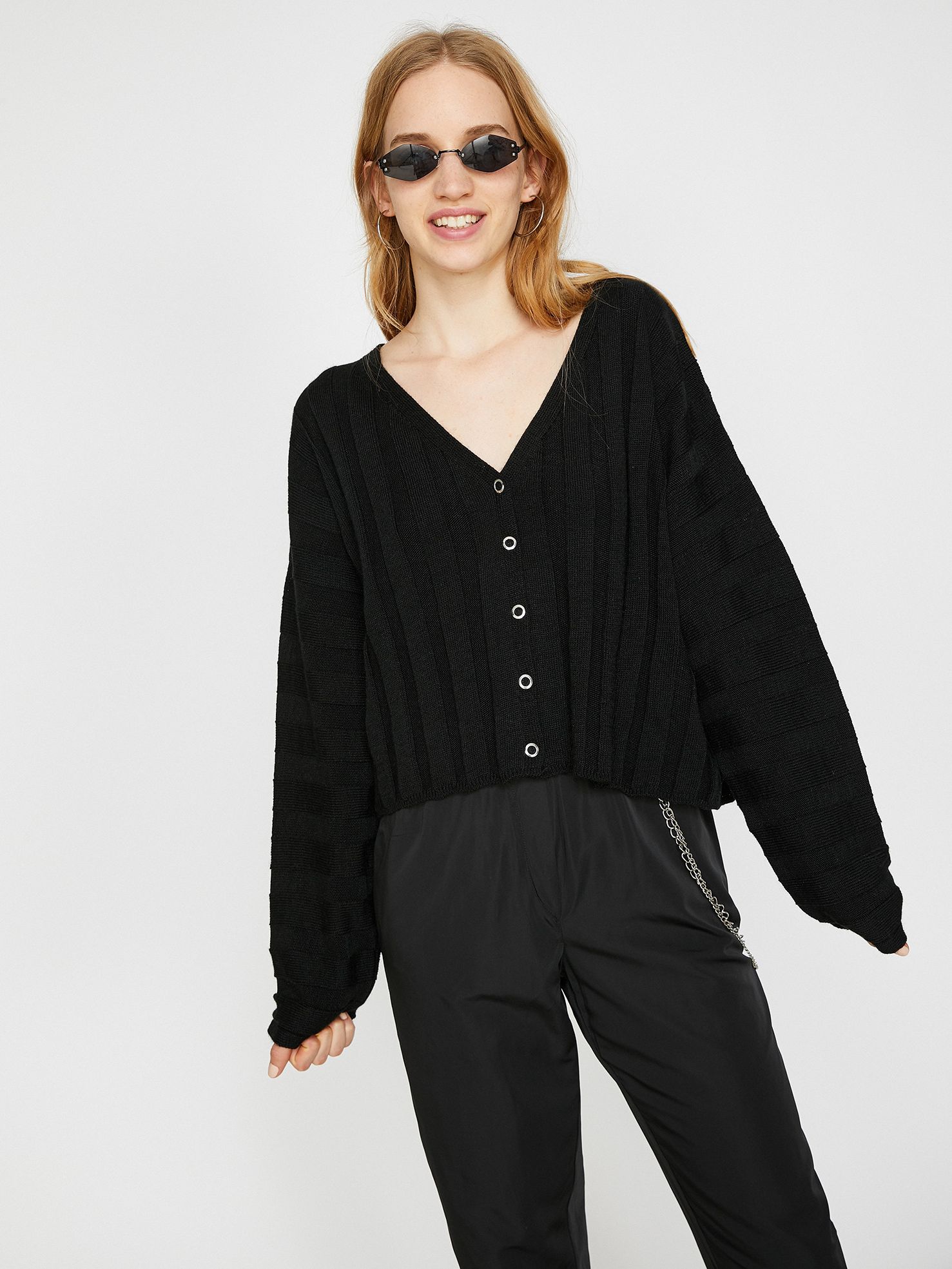 

Кардиган Koton 0KAL98511OT-999 XS Black