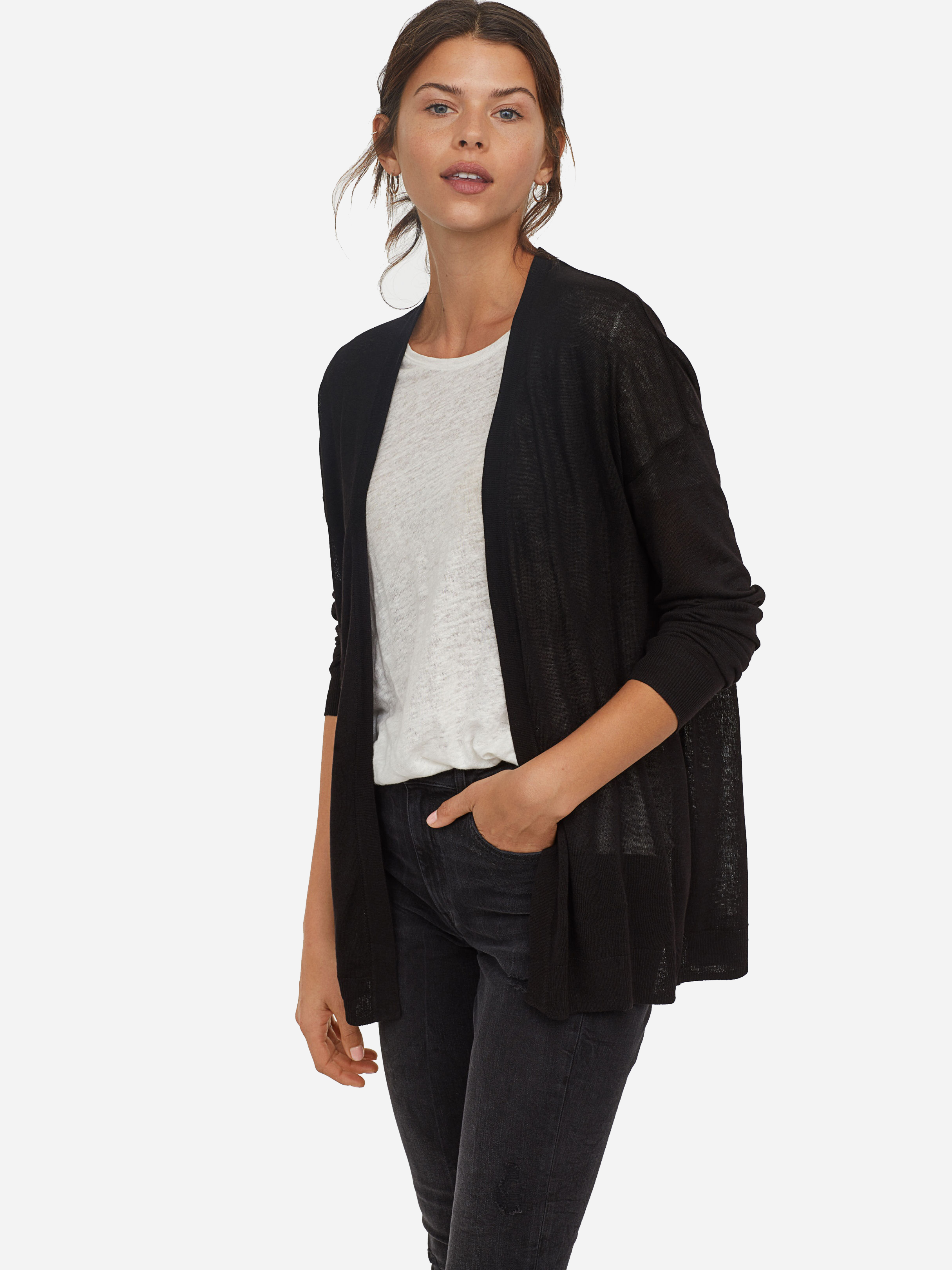 

Кардиган H&M XAZ107065ABCU S Черный
