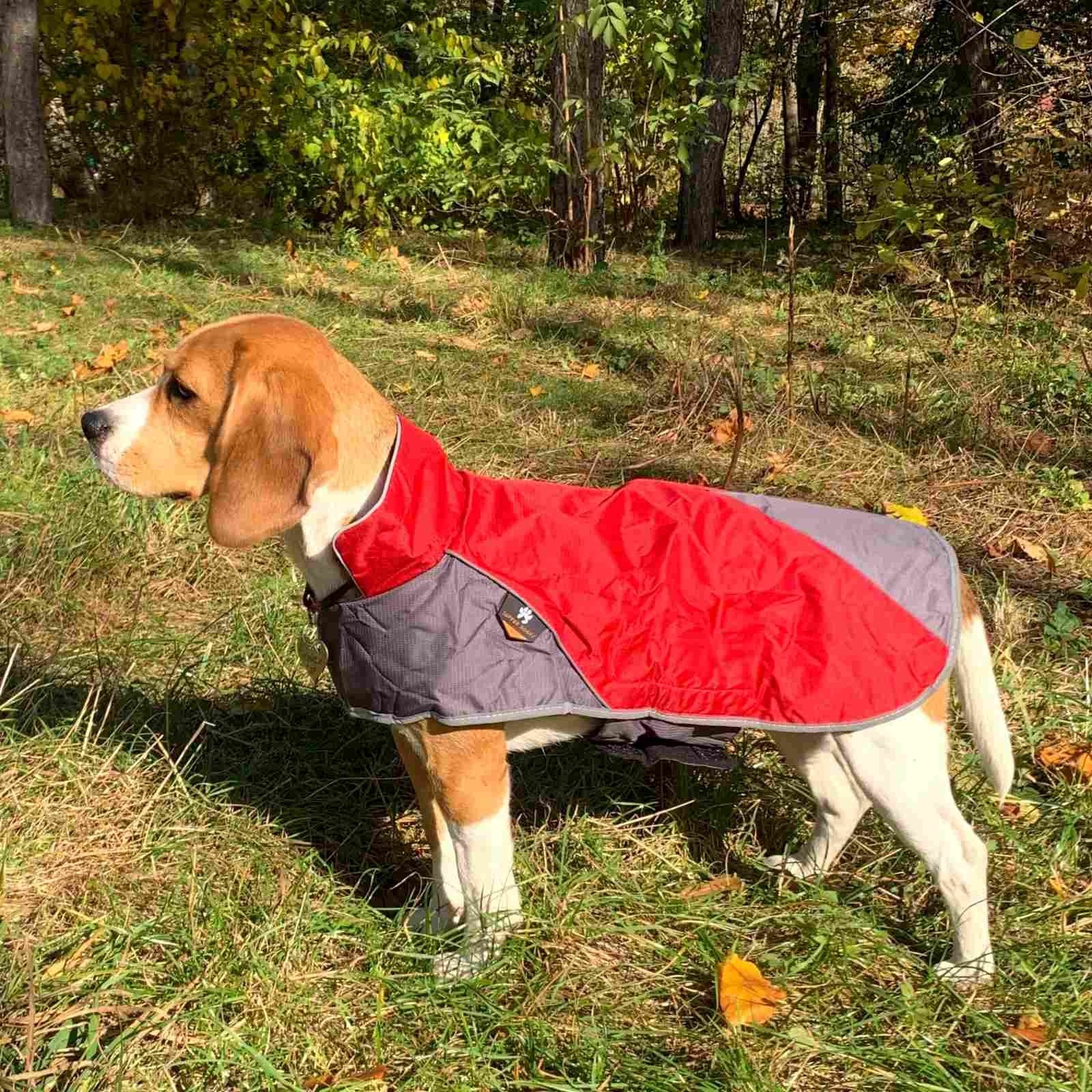 

Жилетка для собак NoblePet Supper Doggy M RED