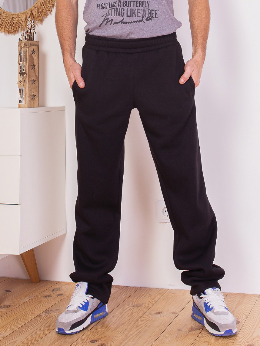 Акція на Спортивні штани чоловічі ISSA PLUS GN-405 XL Чорні від Rozetka