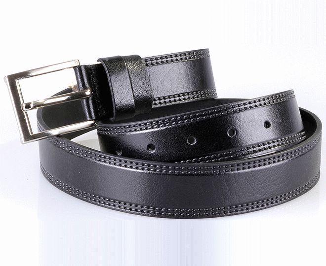 

Ремень Y.S.K. 3000black кожаный Черный