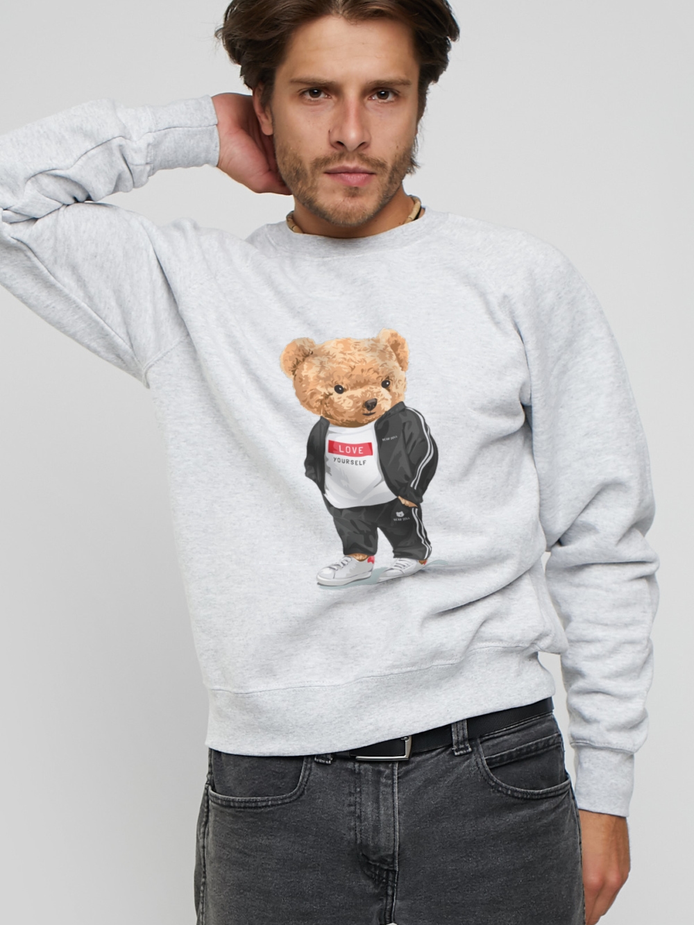 

Свитшот YAPPI MSWG1199 S Серый