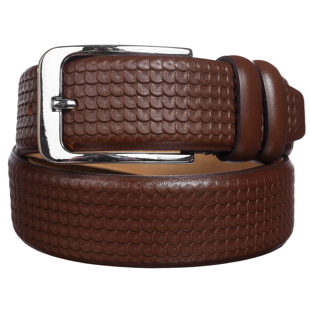 

Ремень Y.S.K. 1083-4 кожаный Рыжий