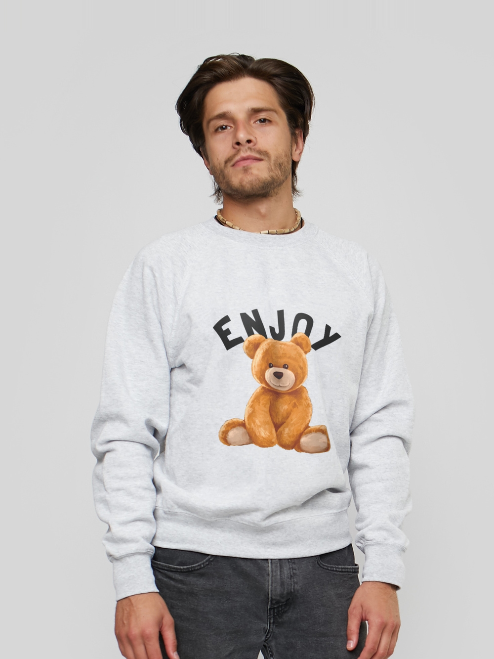 

Свитшот YAPPI MSWG1226 M Серый