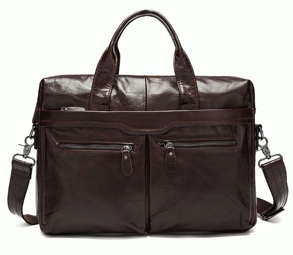

Портфель Buffalo Bags 7122C-2 кожаный Коричневый