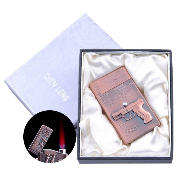 

Зажигалка электронная в подарочной коробке P99 (Турбо пламя) 4060-7