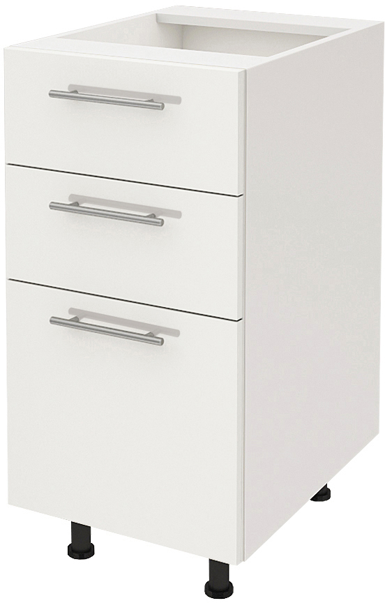 

Модуль нижний с выдвижными ящиками Roko Руна under the order 82 х 40 х 52 см (2+1) Арктика Глянец