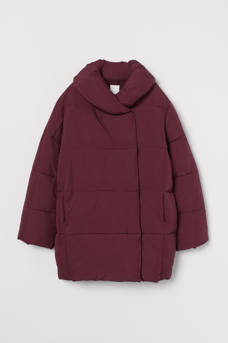 

Дутая куртка H&M  Темно-красный, Дутая куртка H&M XS Темно-красный