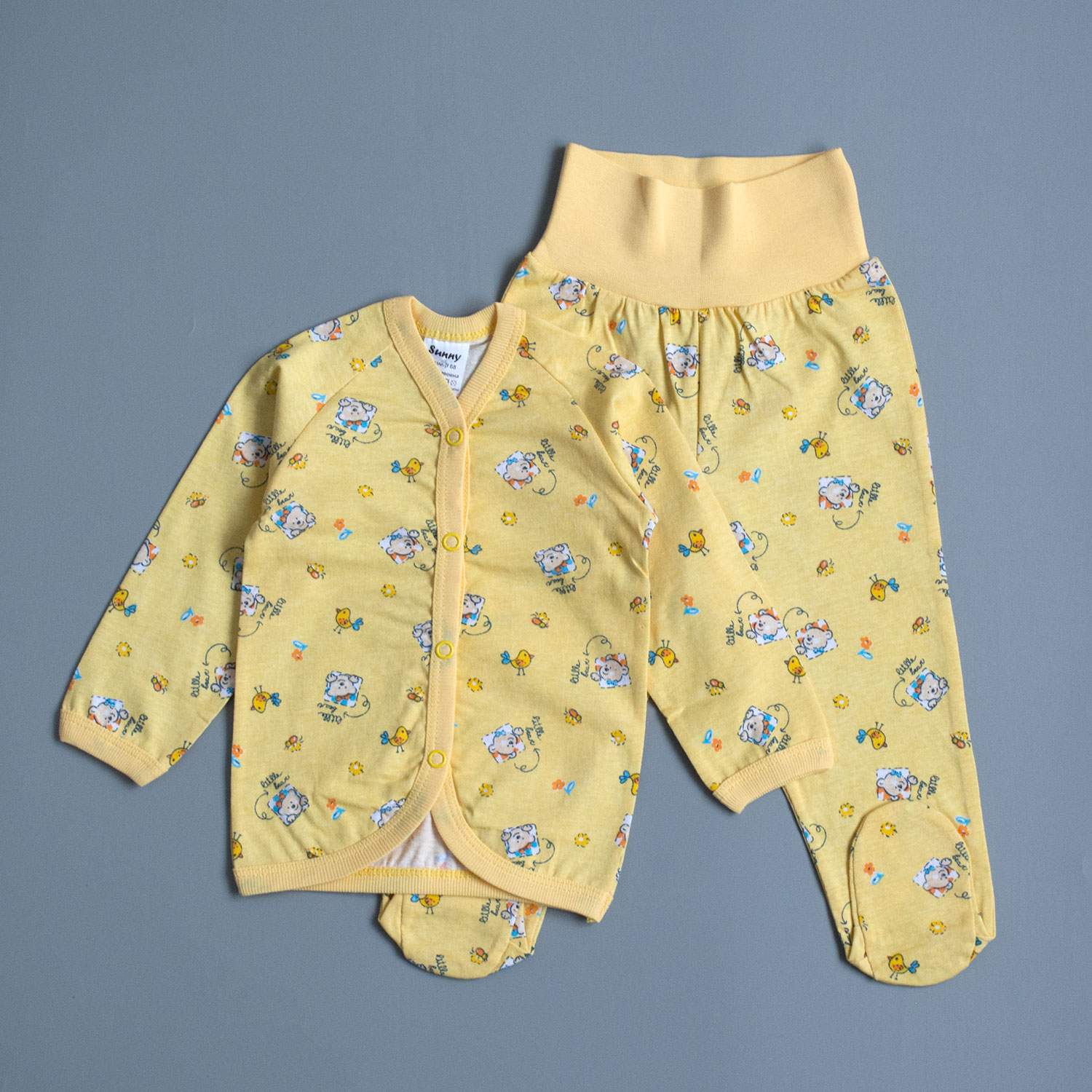 

Комплект Мишки Interkids 6-9 месяцев 74 см Желтый 5919