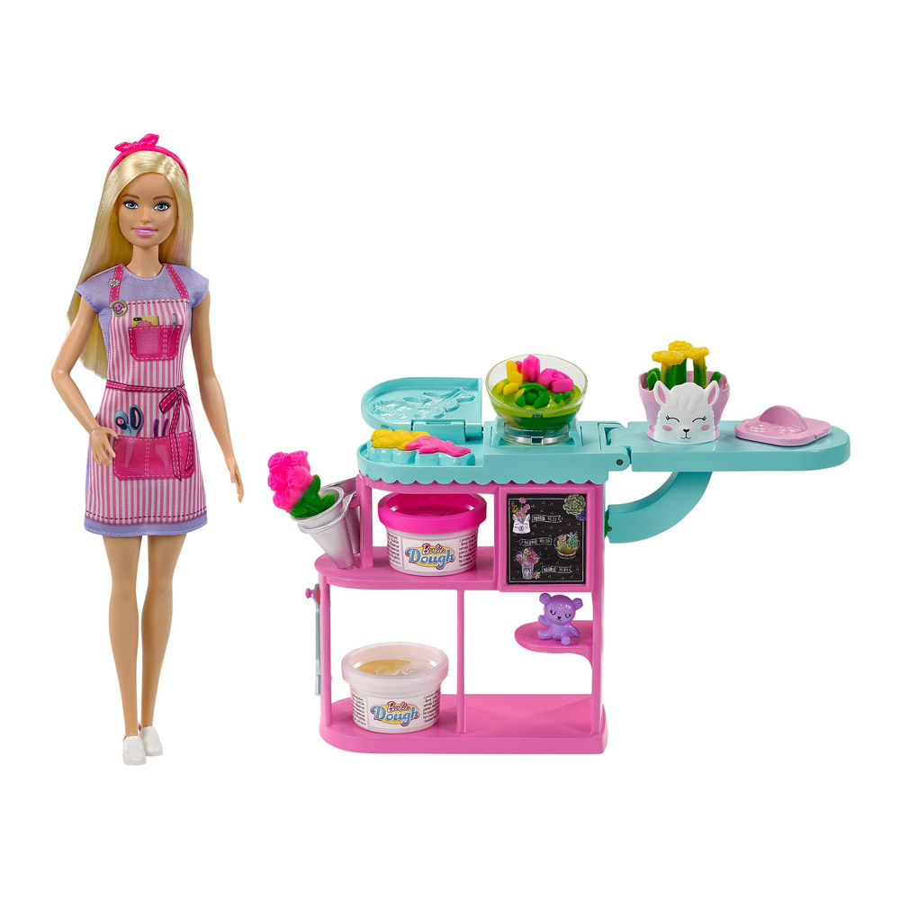 

Кукольный игровой набор Barbie Mattel "Магазинчик флориста" серии "Я могу быть" GTN58