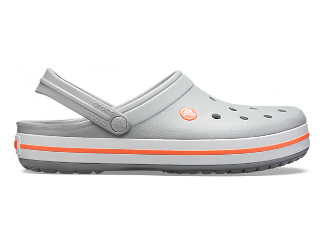 

Жіночі сабо Crocband Light Grey/Bright Coral M6-W8 (38) серые с оранжевым