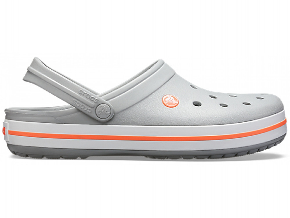 

Жіночі сабо Crocband Light Grey/Bright Coral M7-W9 (39) серые с оранжевым