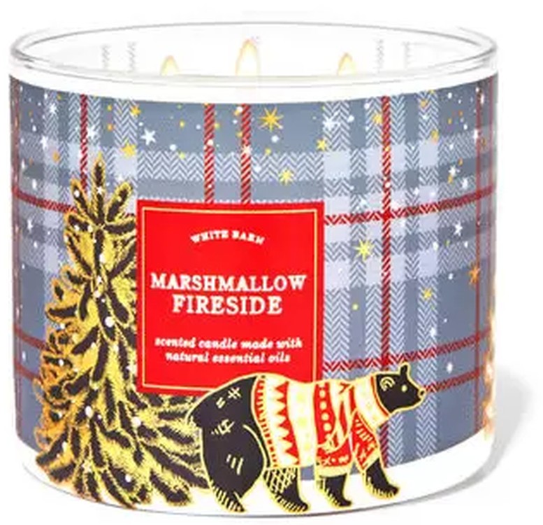 

Свеча ароматизированная Bath and Body Works White Barn MARSHMALLOW FIRESIDE 3-Wick Candle 411 г