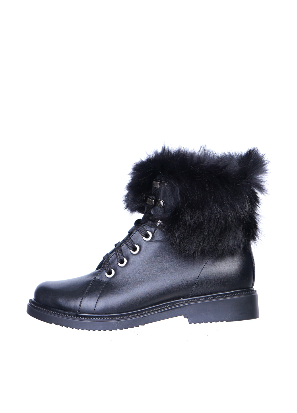 

Ботинки женские зимние чёрные натуральная кожа Украина Injers - размер 39 (24,5 см)