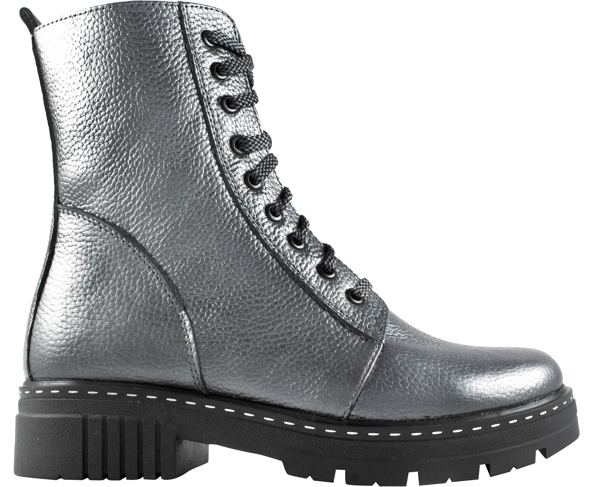 

Ботинки женские демисезонные серебряные натуральная кожа Украина Libero - размер 37 (24 см)